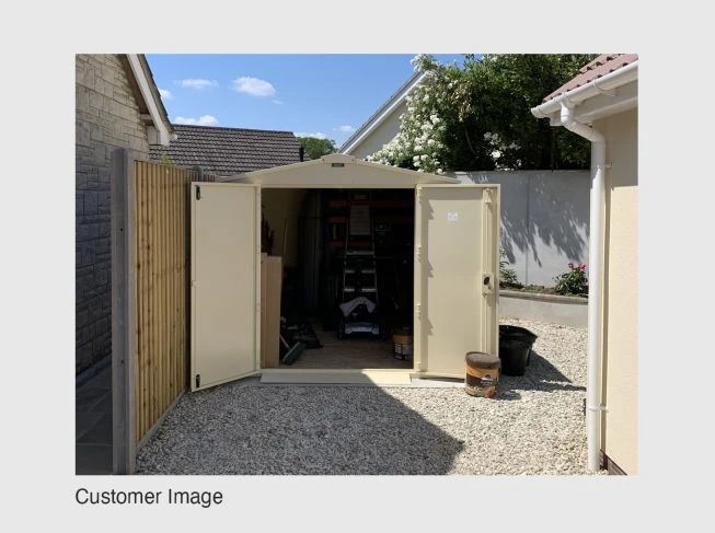 7 x 11 Extra Large Secure Metal Garden Shed - Asgard