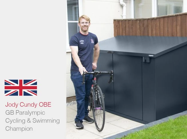Bike Storage for 4 bikes Approved metal bike sheds from Asgard