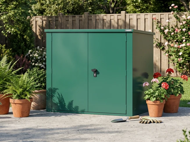 5 x 3 Secure Metal Garden Shed, Secure Steel Garden Shed Asgard