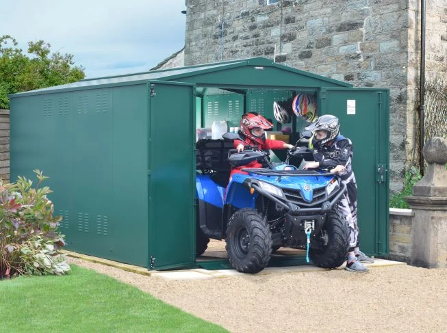 Quad bike garage outlet