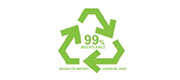 Asgard Products are 99% Recyclable