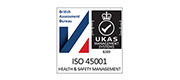 Asgard ISO 45001 Accredited