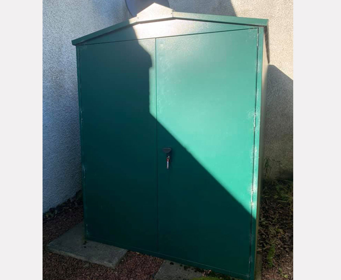 XL High Security Metal Garden Shed