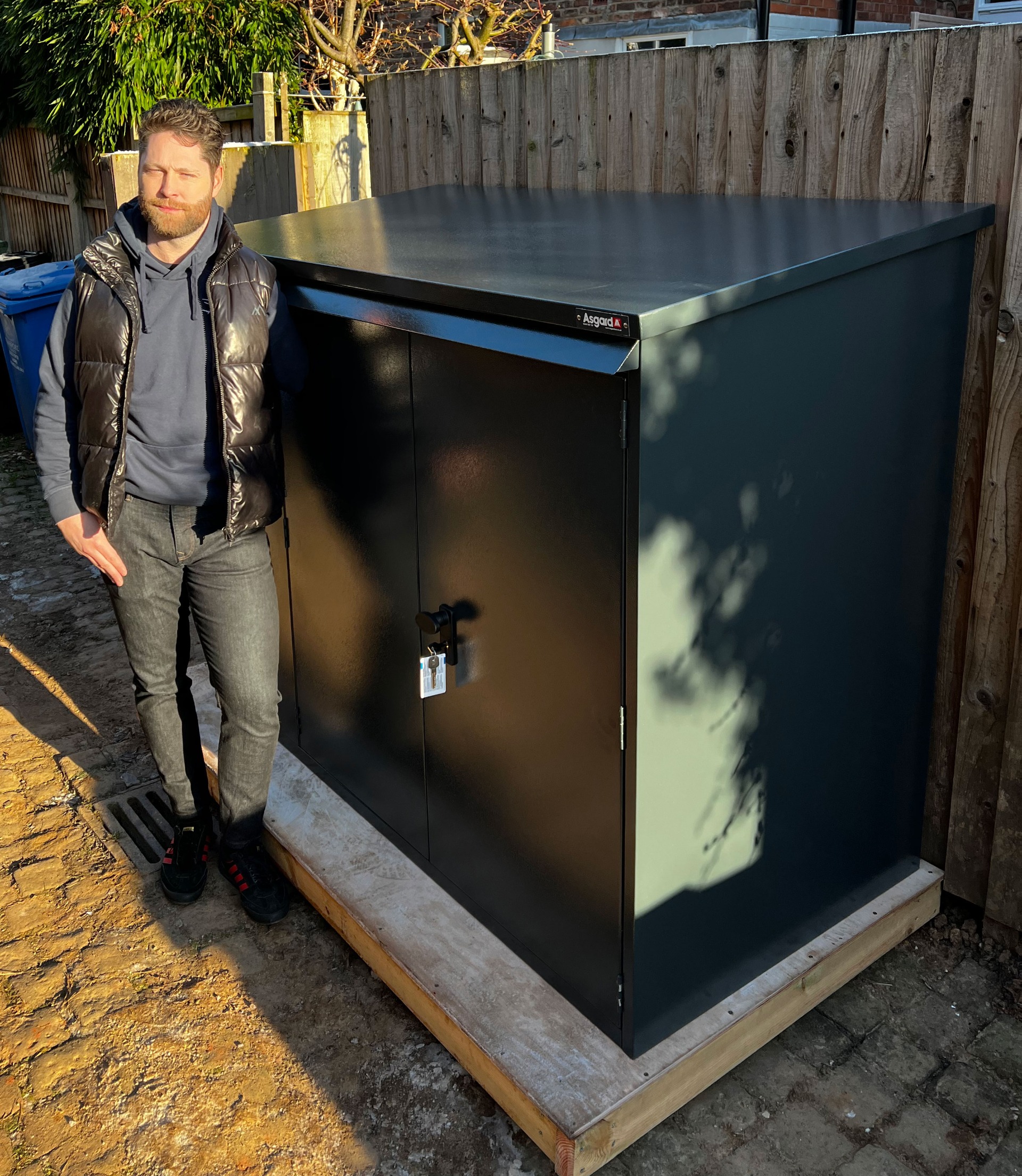 Police approved Bicycle storage shed