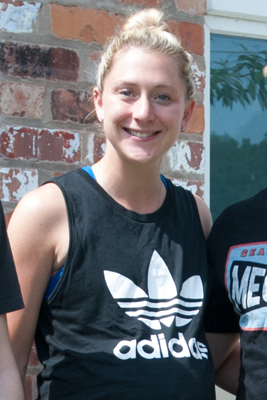 Laura Kenny with her Asgard Bike Shed