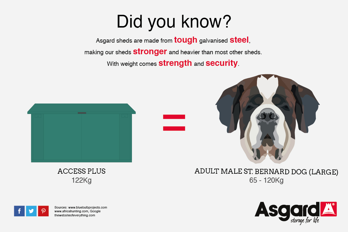 Access Plus and St Bernard weigh the same