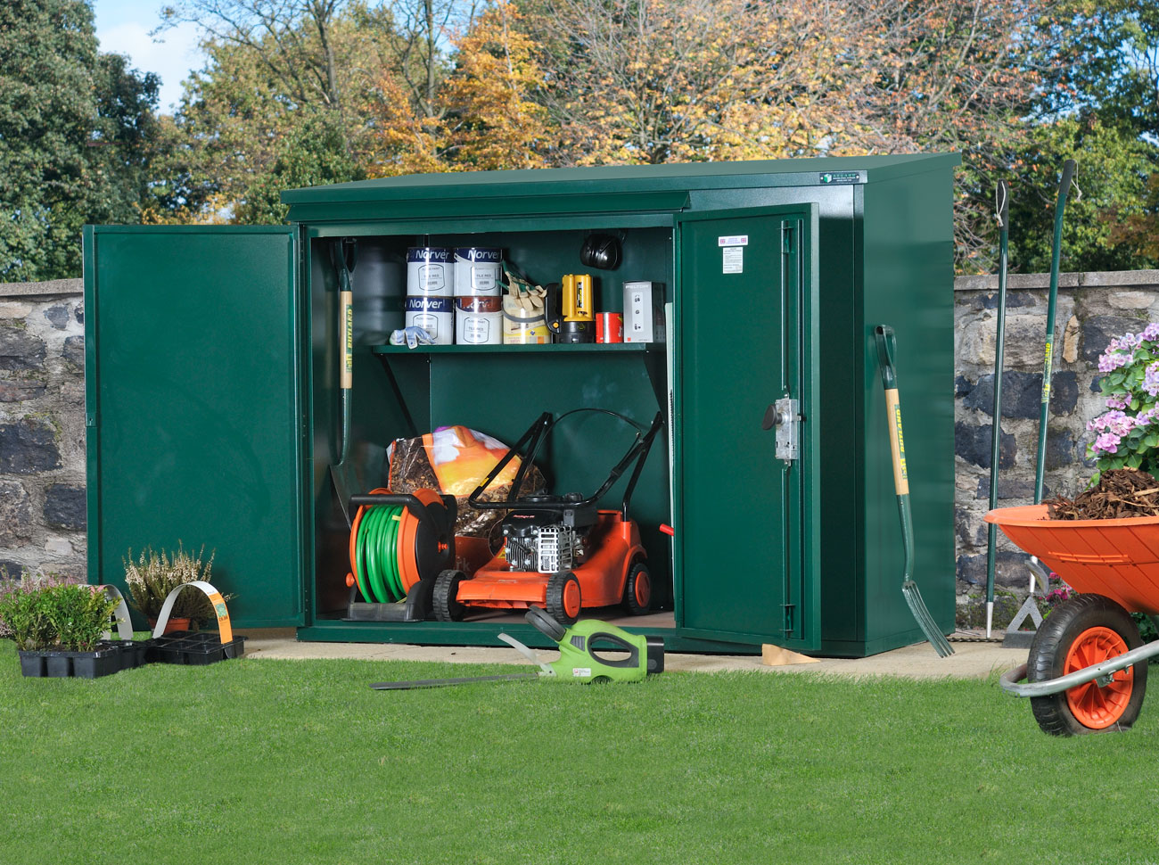 Addition garden storage shed