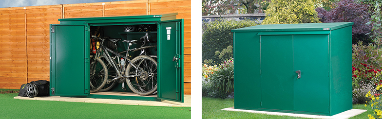 Annexe secure cycle storage 