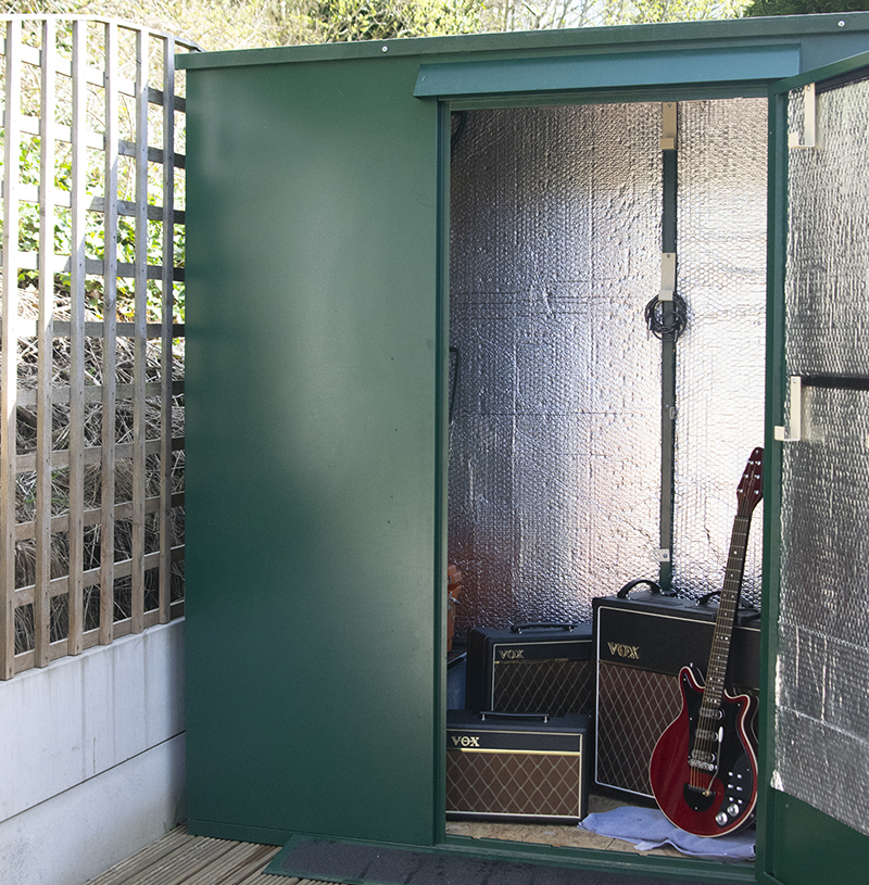 Asgard insulated metal shed