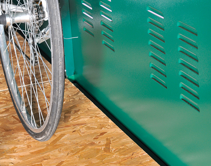 Sheds with floors and additional subfloor