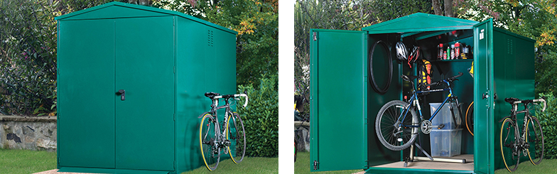 centurion metal shed Centurion secure cycle storage