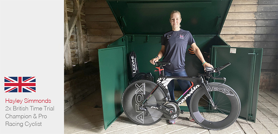 Hayley Simmonds Team GB & Her Asgard Bike Shed 