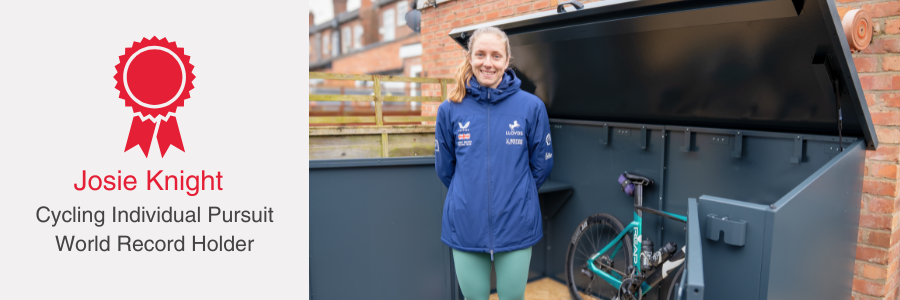 Track Cyclist Josie Knight Chooses Asgard for Bike Storage