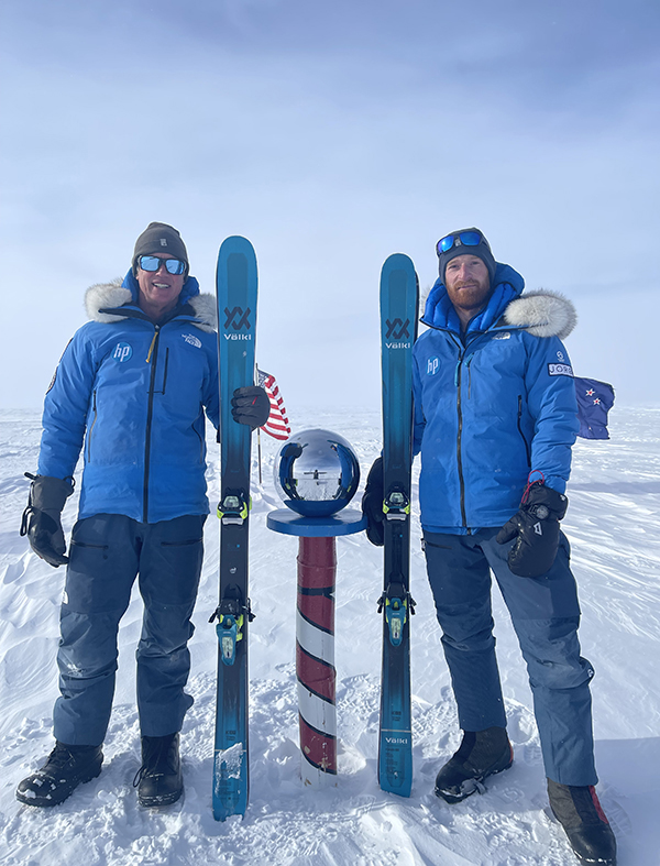 Asgard Shed Owner Justin Packshaw in Antartica