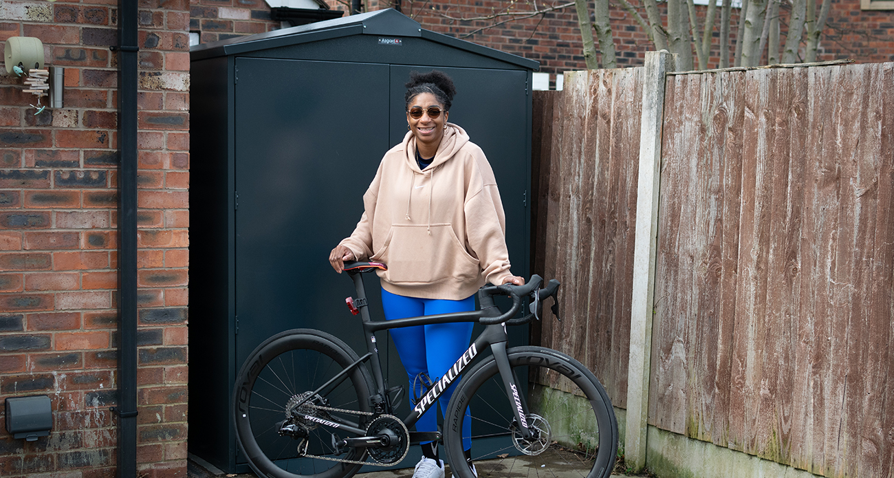 Kadeena Cox Asgard Police Approved Bike Shed