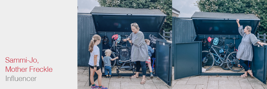 Family bike storage