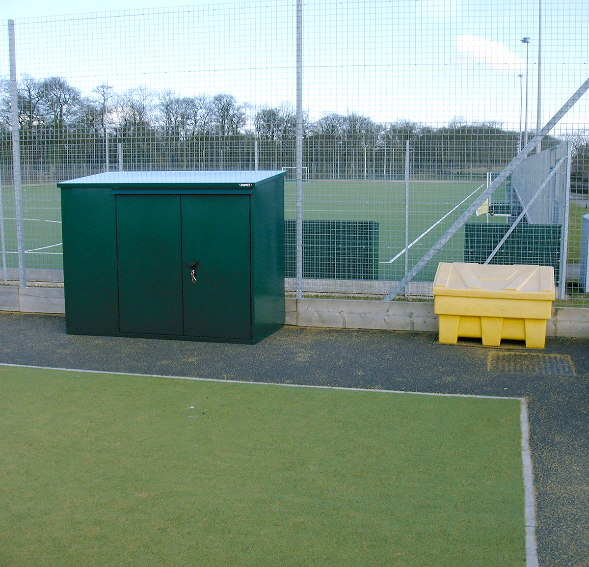 Pitch Side Storage Shed