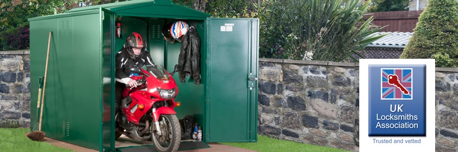 UKLA approved motorbike storage