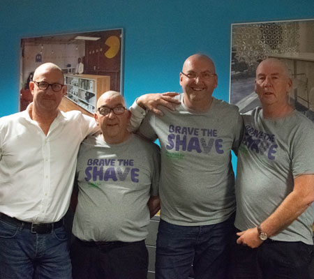 Macmillan brave the shave