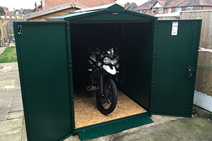 Motorcycle Steel Shed