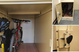 Asgard Twin Bike Locker for 2 Bikes