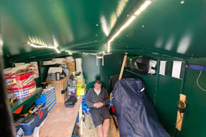 Large Police Approved Motorcycle Garage
