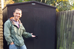 Motorbike Secure Storage Shed
