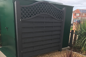 Motorcycle Shed Installation