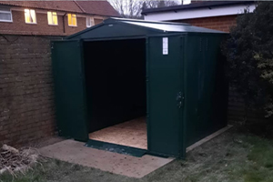 Police Approved motorcycle garage