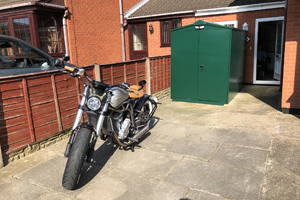 Police Approved Motorcycle Shed