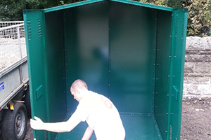 secure and reliable metal shed
