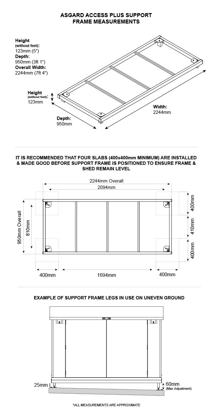 Easy Fit Shed Base (Access Plus)