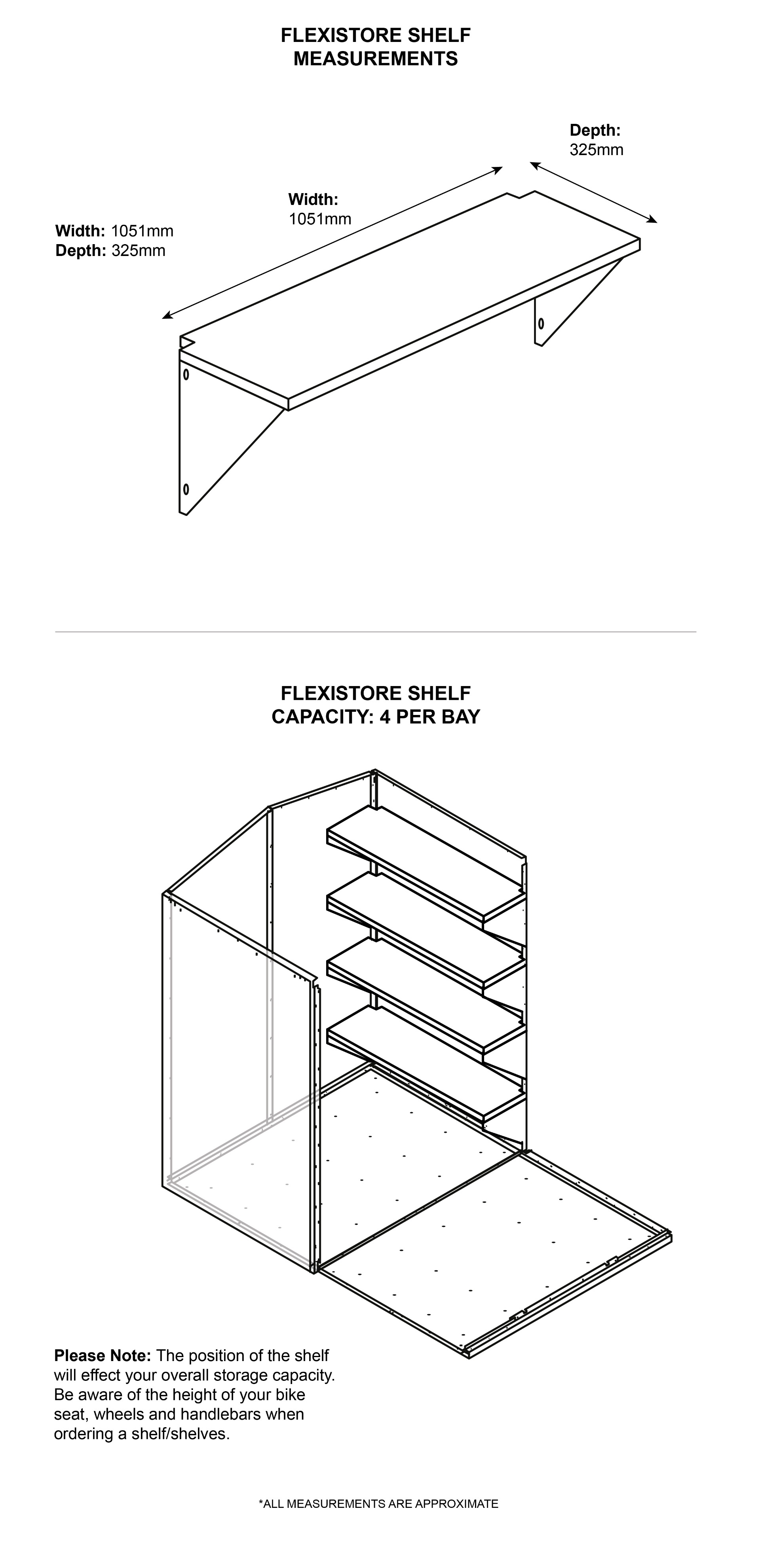 Easy fit metal shelves from Asgard