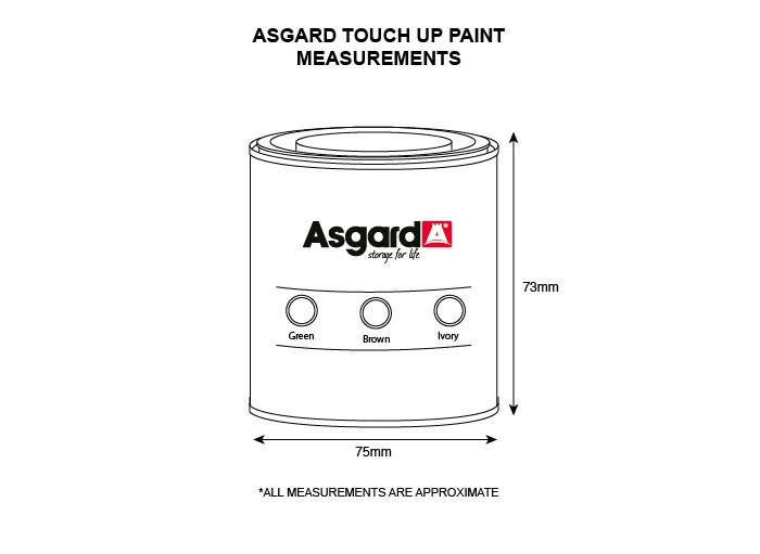 Asgard touchup paint (250ml bottle)