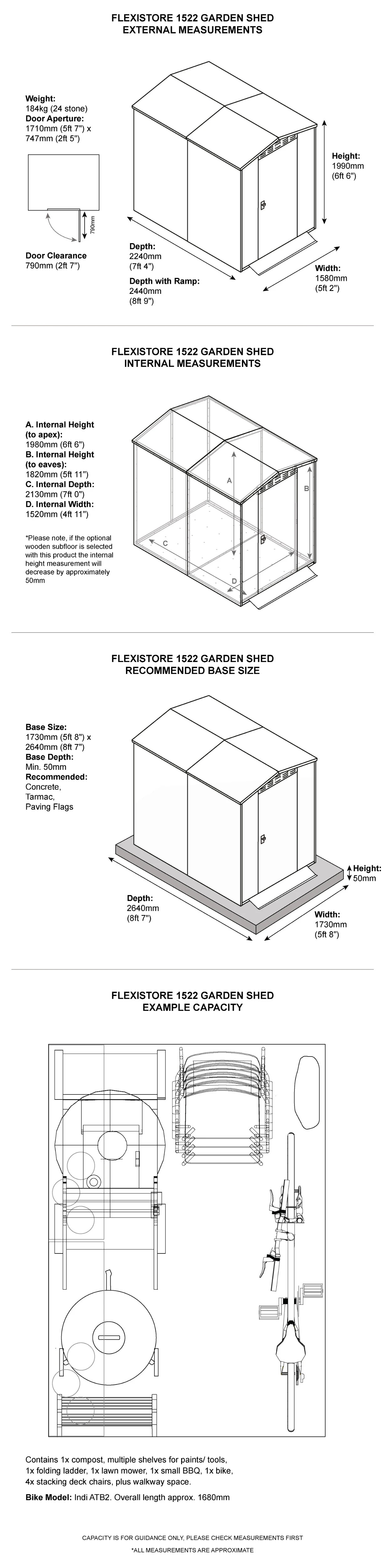 outdoor storage shed 5x7