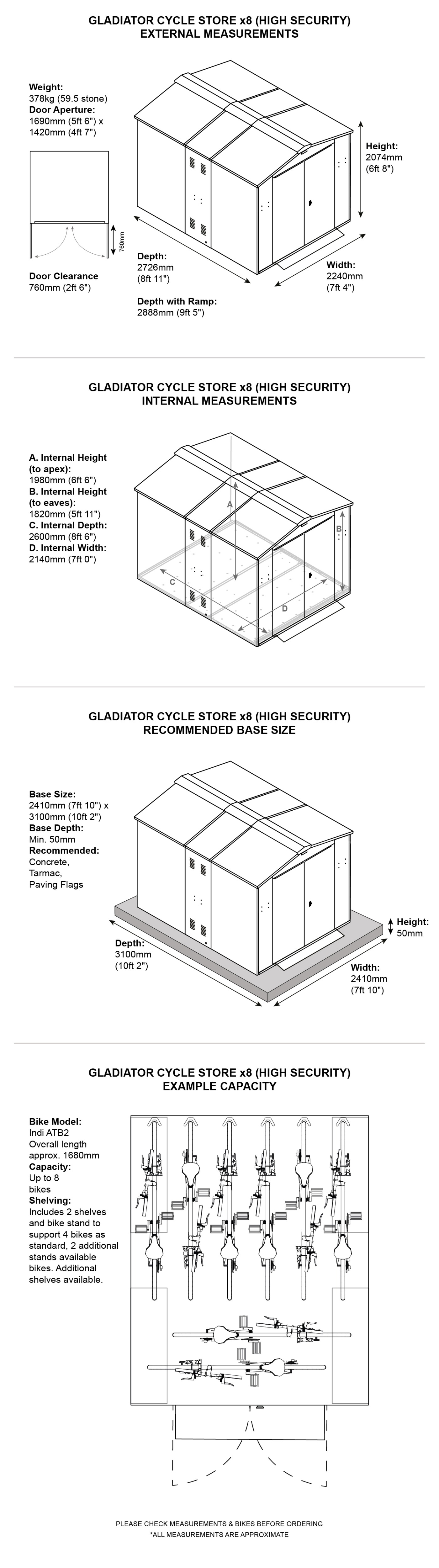 Gladiator Cycle storage from Asgard