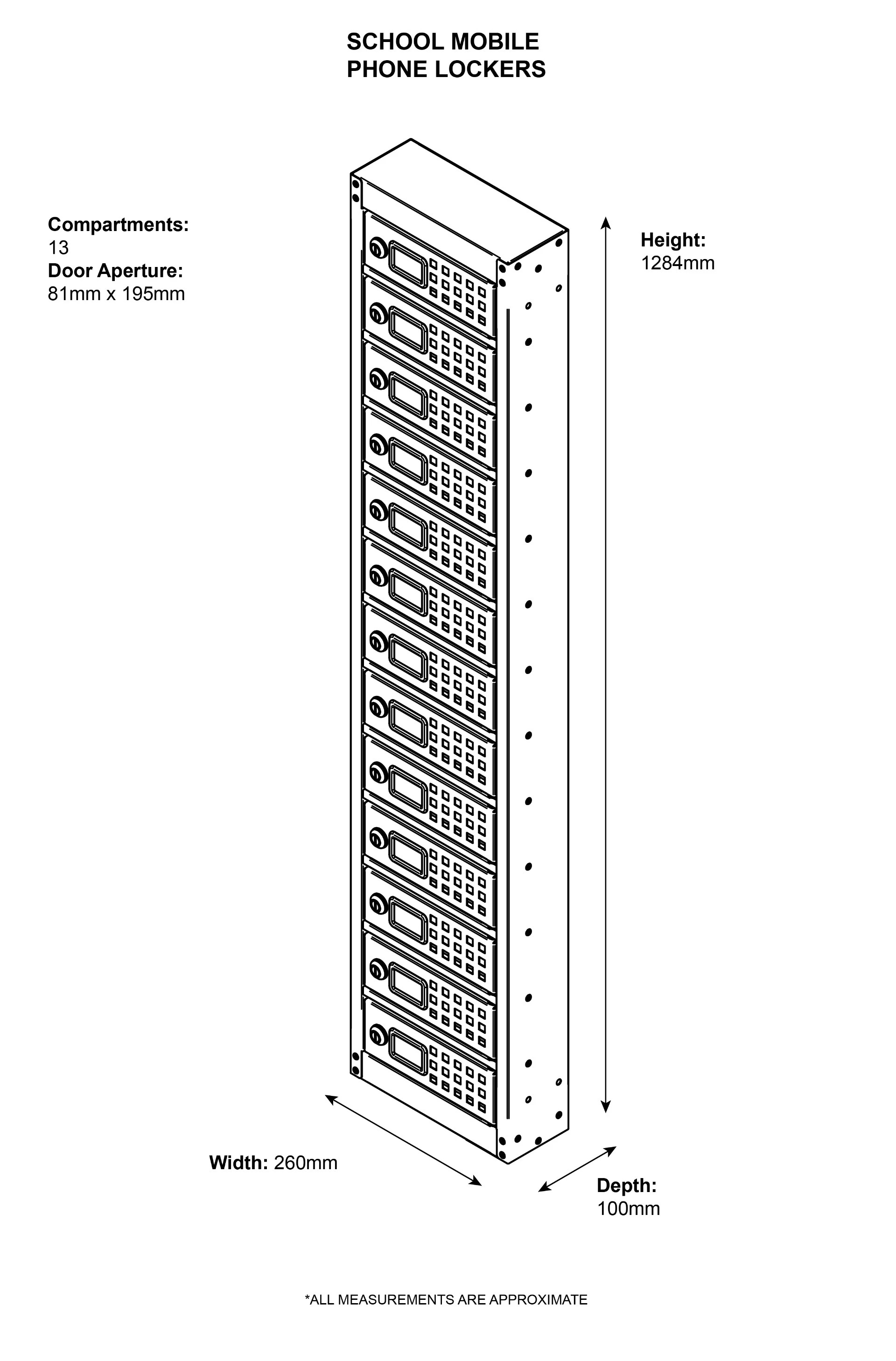 Mobile Phone Lockers For Schools & Offices