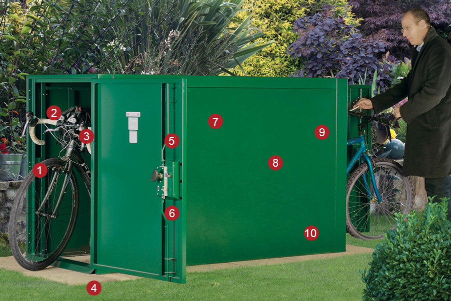 Innovative bike best sale storage