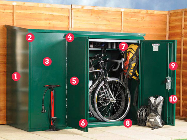 Addition Bike Shed Features