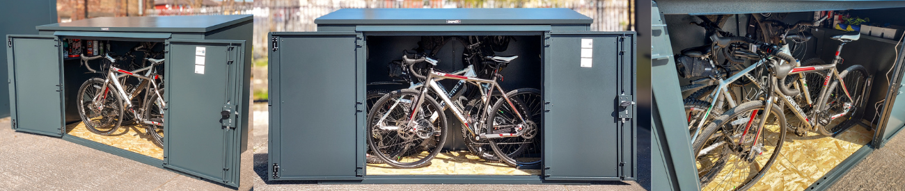 Annexe Plus E Metal Bike Shed