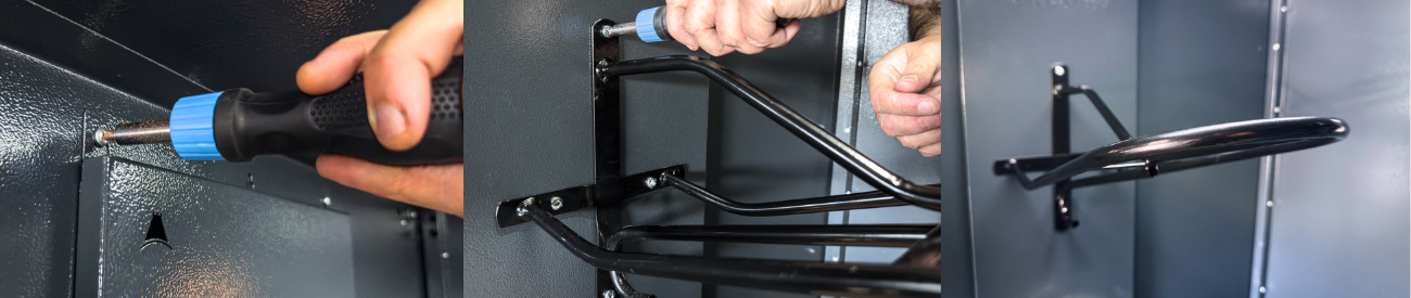 Asgard Saddle Rack Being Fitted