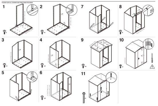 self build Asgard shed instructions