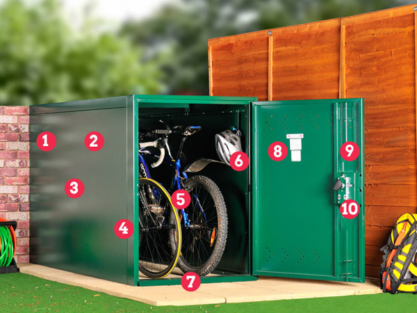 2 bike storage 