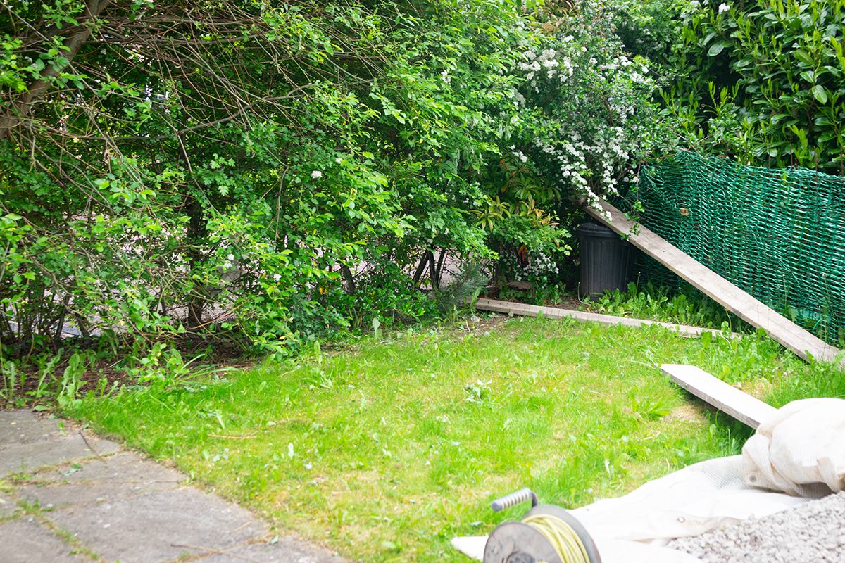 Marking out a shed base for Asgard storage