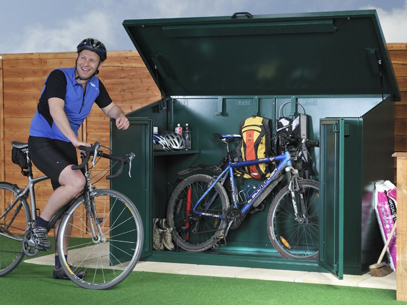 Asgard Customer Feedback on Metal Bike Storage for 4 Bikes