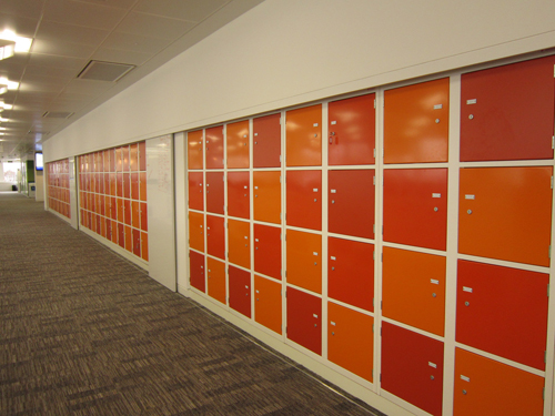 Office lockers made by Asgard