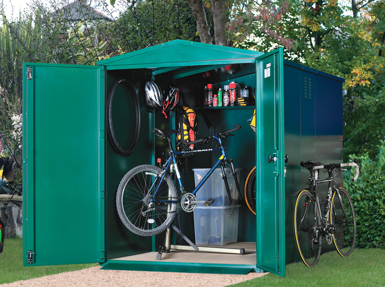 Police approved bike shed