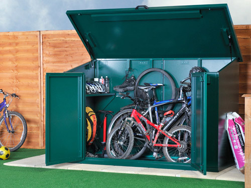 Secure bike shed