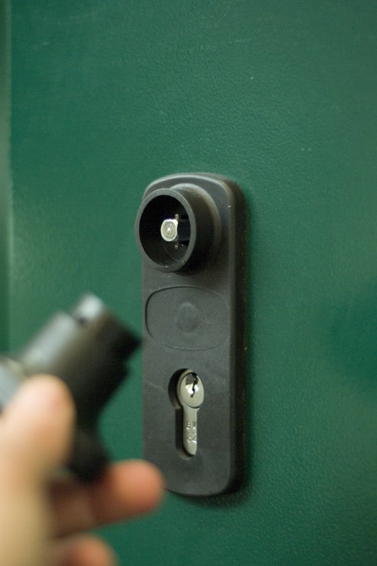 Metal sheds with a pick resistant lock 5 point locking