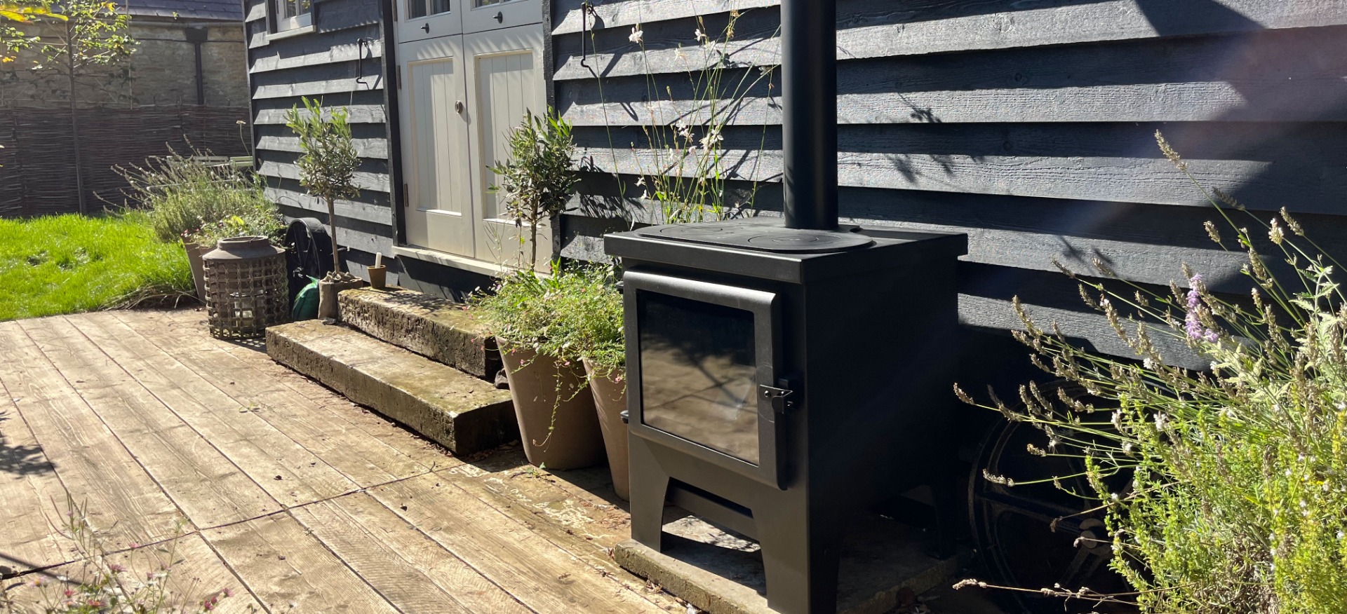 outdoor patio heater and stove